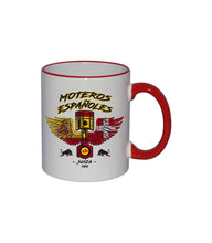 Cargar imagen en el visor de la galería, Taza "Moteros Españoles en Suiza"