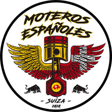 Cargar imagen en el visor de la galería, Ropa del grupo de "Moteros Españoles en Suiza"