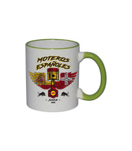 Cargar imagen en el visor de la galería, Taza "Moteros Españoles en Suiza"