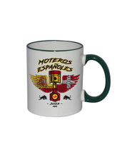 Cargar imagen en el visor de la galería, Taza "Moteros Españoles en Suiza"